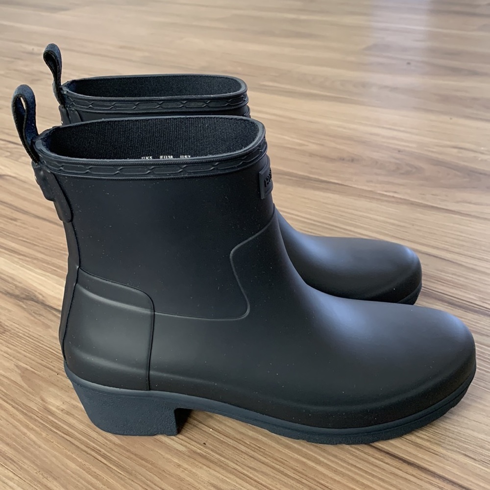 hunter Original Refined ankle biker rain boot
